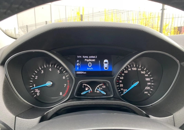 Ford Focus cena 45999 przebieg: 89000, rok produkcji 2017 z Krobia małe 667